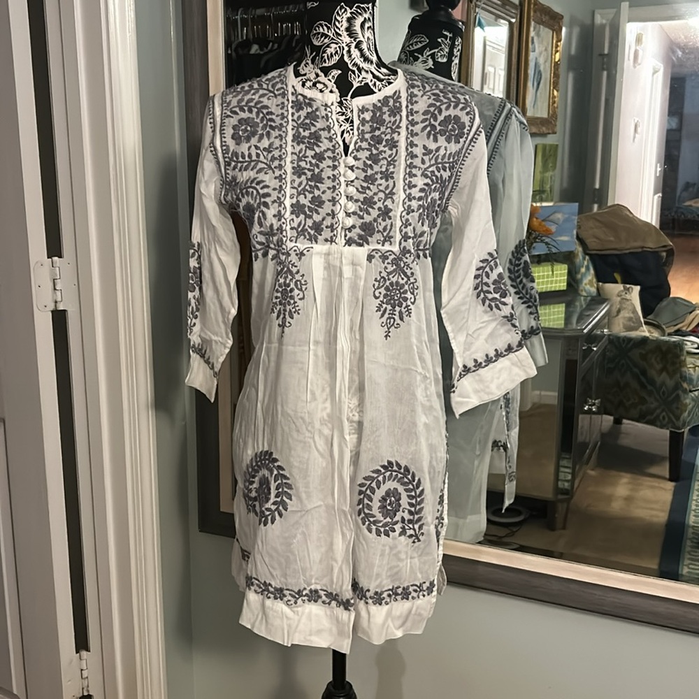 La Chic Embroidered Swim Cover